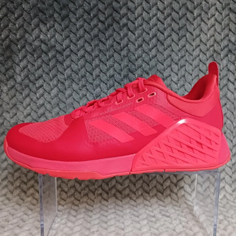 Adidas Dropset 2 Women's Training Athletic Sneakers Shoes Bright Solar Red Sz 9